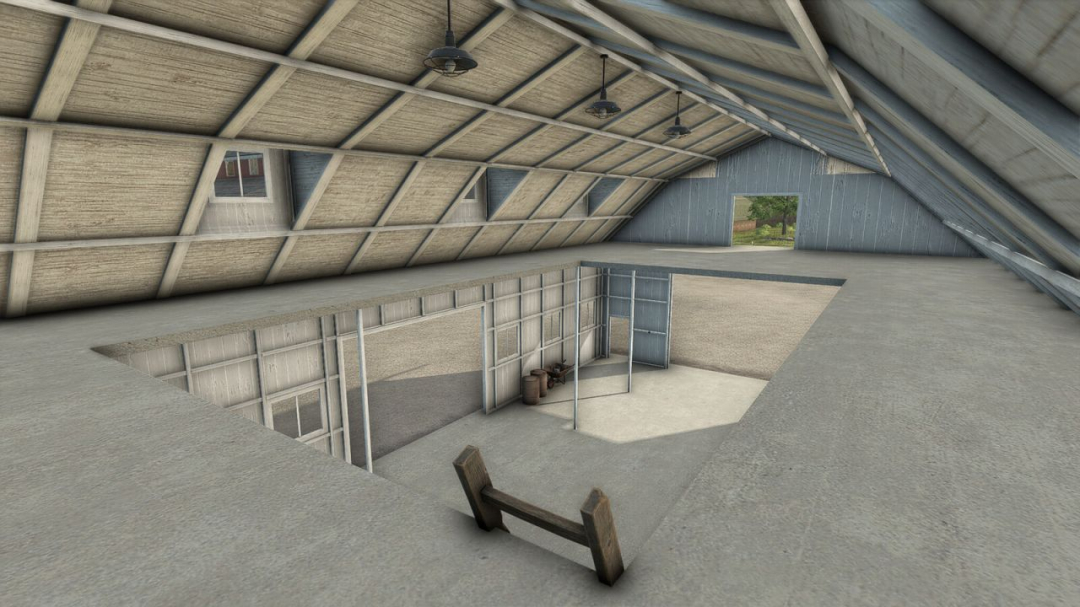 Wooden Open Barn V1.0