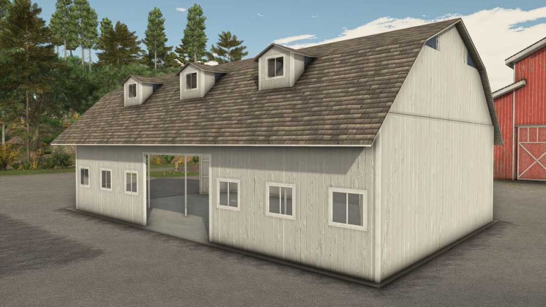 Wooden Open Barn V1.0