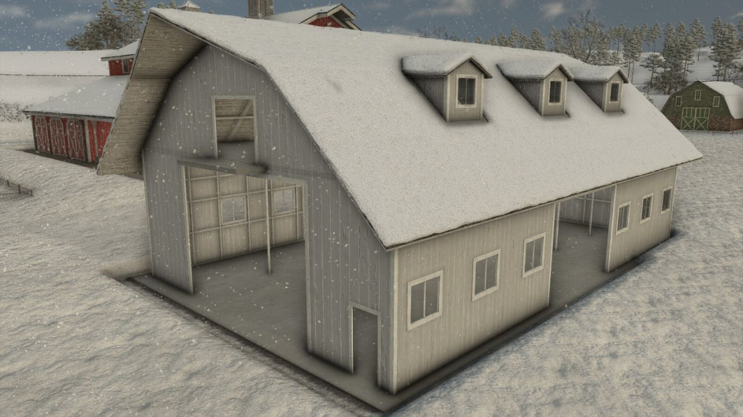 Wooden Open Barn V1.0