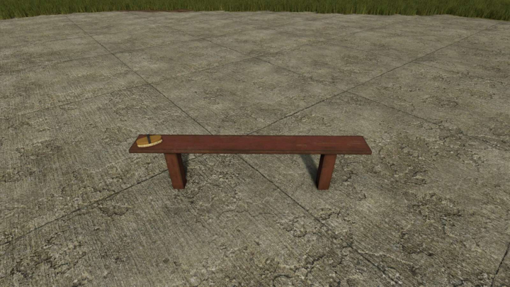 fs25-mods, Bench With Horse Brush Holder v1.0