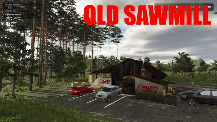 fs25-mods, OLD SAWMILL v1.0