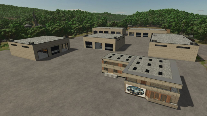 fs25-mods,  Rudi’s crane rental V1.0