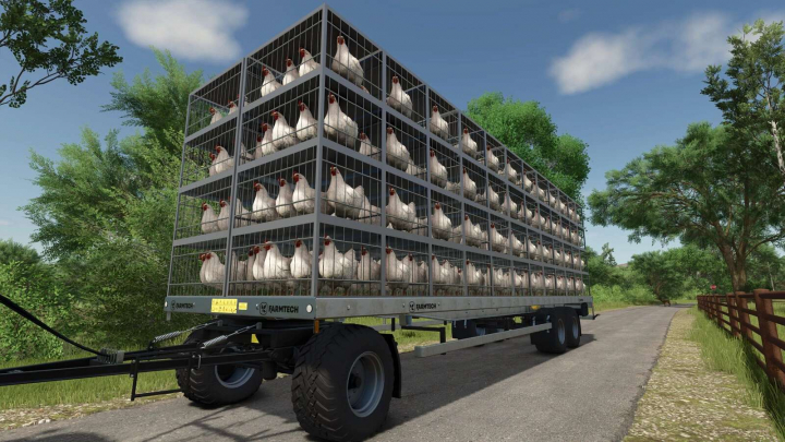 fs25-mods, Chicken Transport Trailer Pack v1.0