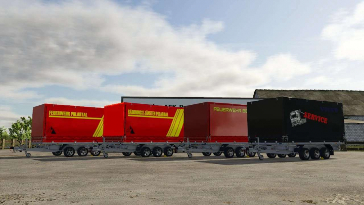 fs25-mods, Fire department trailer v1.1