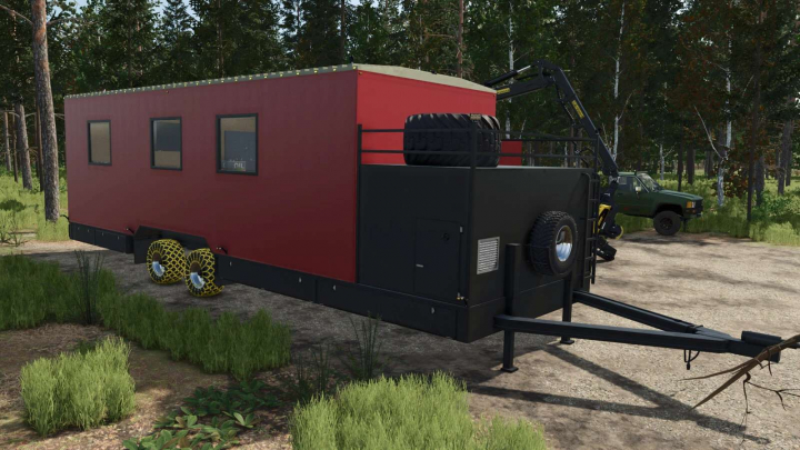 fs25-mods,  Forestry Service Trailer v1.0