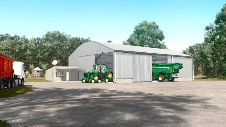 fs25-mods,  Shed With Workshop And Office v1.0