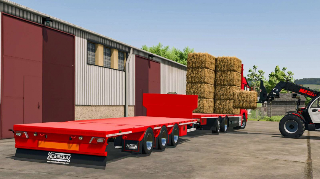 Camara Straw Transport Trailer v1.0