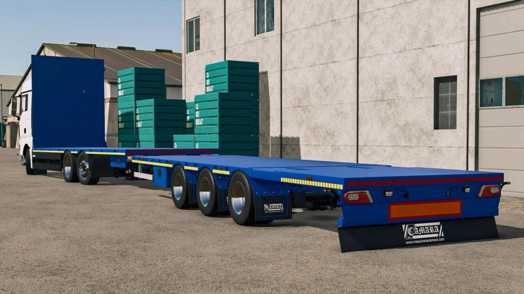 Camara Straw Transport Trailer v1.0