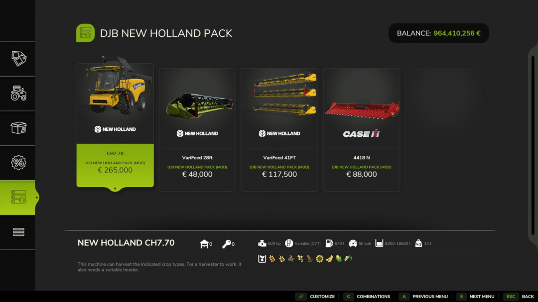 New Holland Pack V1.0