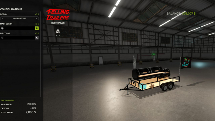 fs25-mods,  BBQ Trailer V1.0