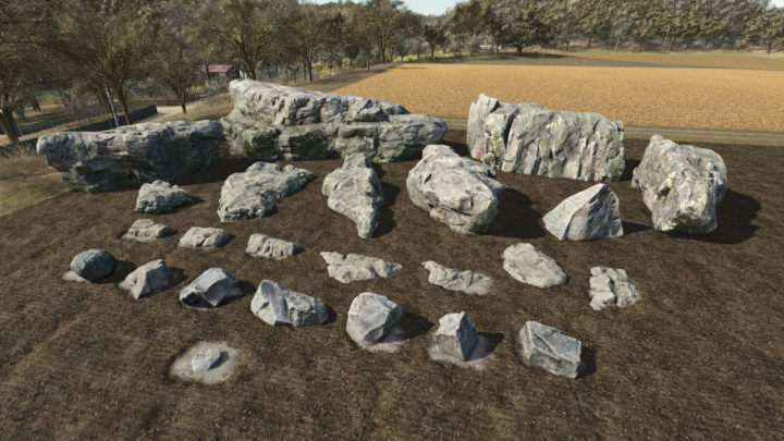 fs25-mods,  Decorative Rocks V1.0.0.1