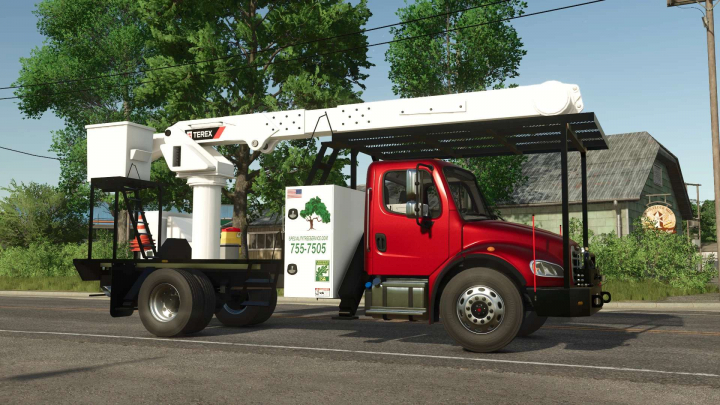 fs25-mods,  Freightliner M2 Bucket Truck v1.1