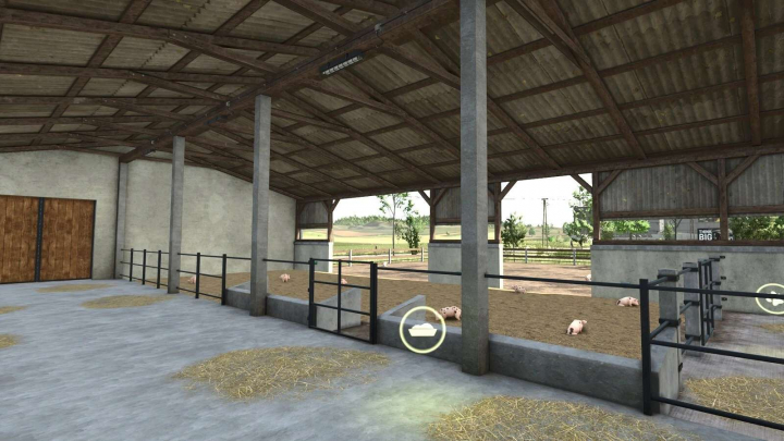 fs25-mods, Medium Pig Shed v1.0