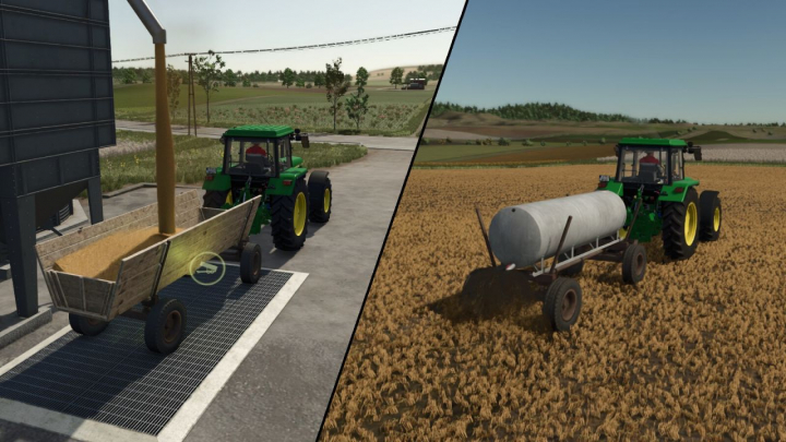 fs25-mods,  Old Wooden Wagon V1.0
