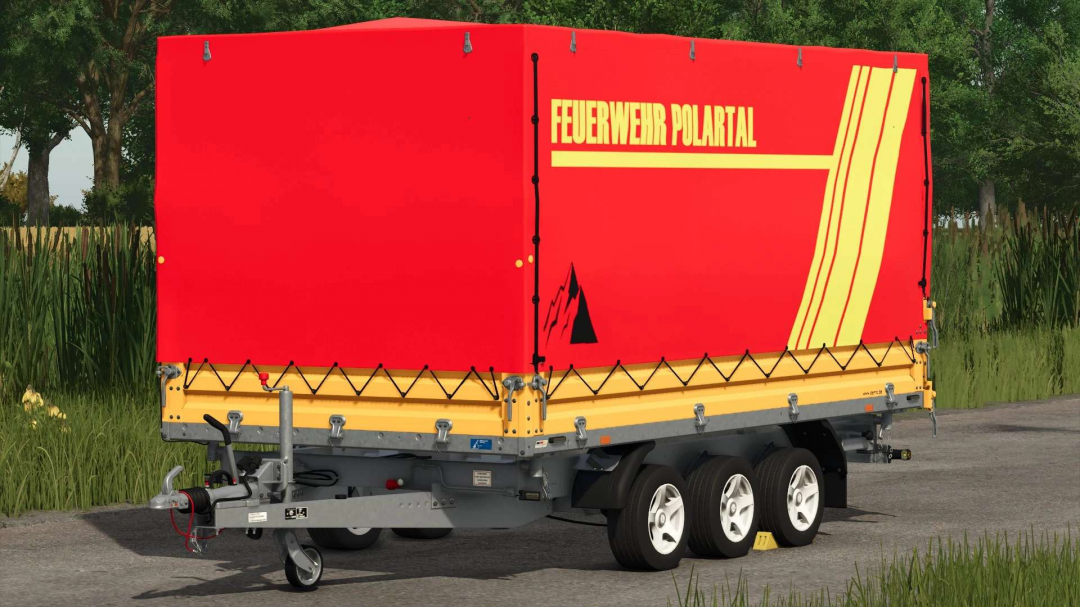 MAN TGE TSF-W Truck & Stema Trius Firefighter Trailer v1.0