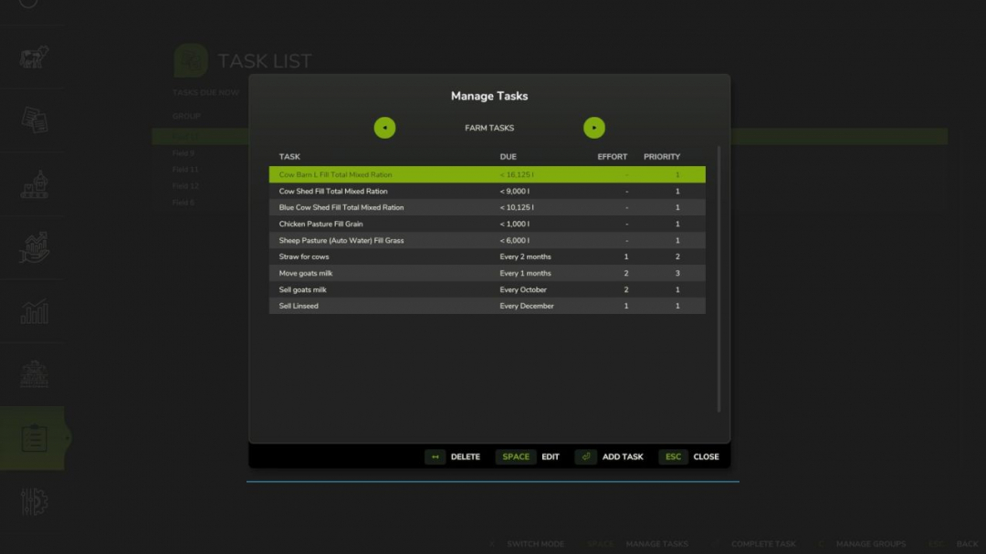 Task List V1.1.0.1