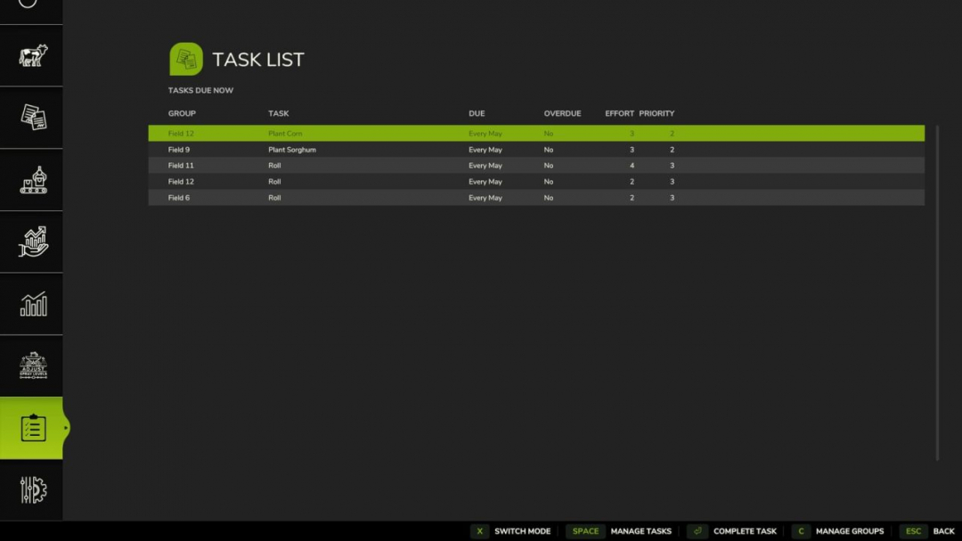 Task List V1.1.0.1