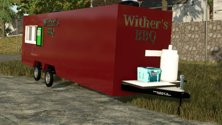 fs25-mods,  BBQ Food Trailer V1.0