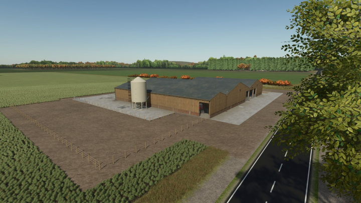 fs25-mods, British-style dairy barn V1.0