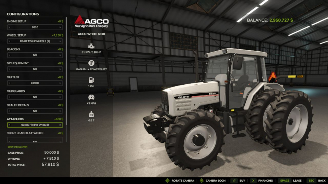 AGCO White 65-6810 2wd 4wd Pack V1.0