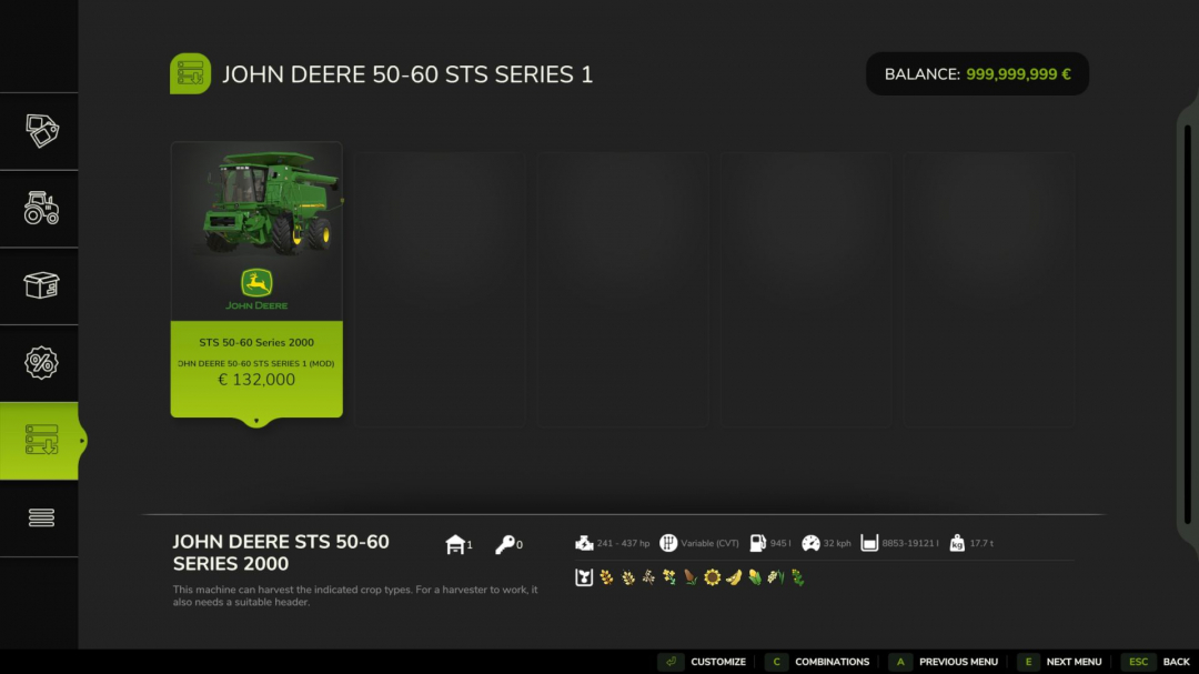 John Deere 50-60 Series STS V1.1
