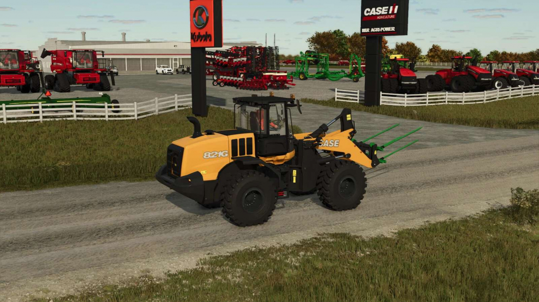 Round Cotton Module Spear For Wheel Loaders v1.0