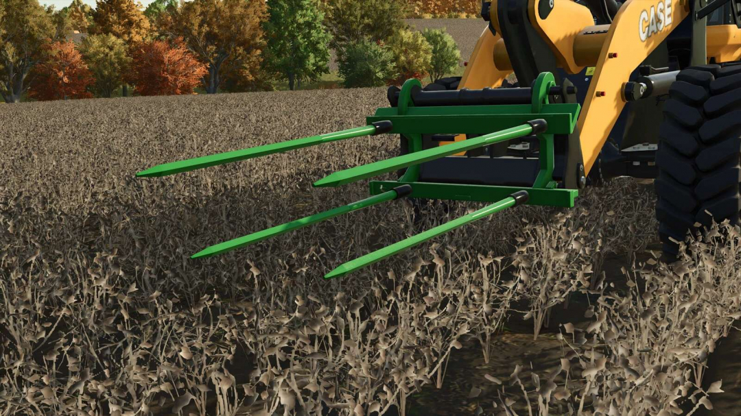 Round Cotton Module Spear For Wheel Loaders v1.0