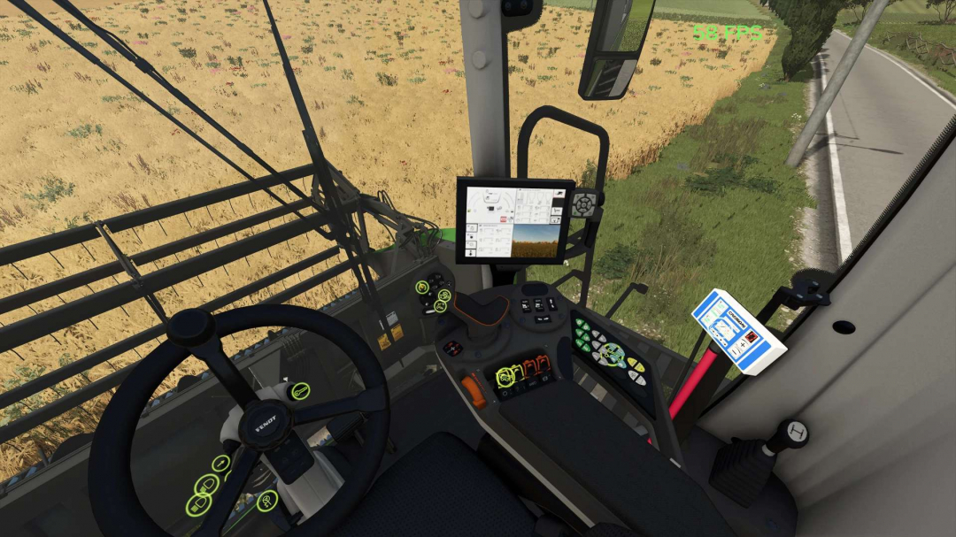 Self levelling AGCO combines v1.0