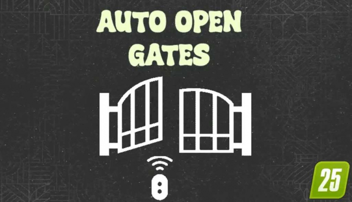 fs25-mods, Auto Open Gates V1.0.0.5
