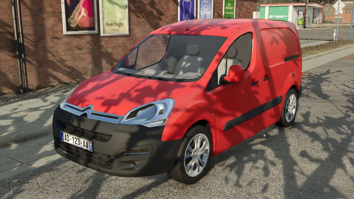 fs25-mods, Citroën Berlingo 2015 Red v1.0