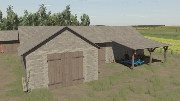 fs25-mods, Concrete Block Garage V1.0