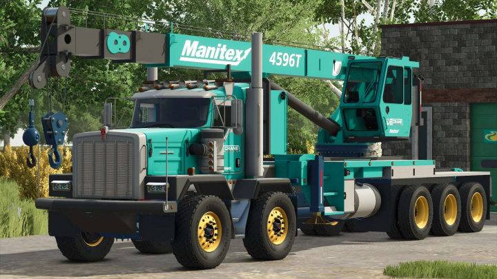 fs25-mods,  Kenworth C500 Manitex 4596 Picker Truck v1.0