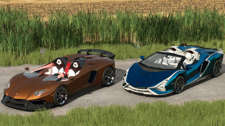 fs25-mods, Lamborghini Aventador J Roadster & Sian Roadster v1.0