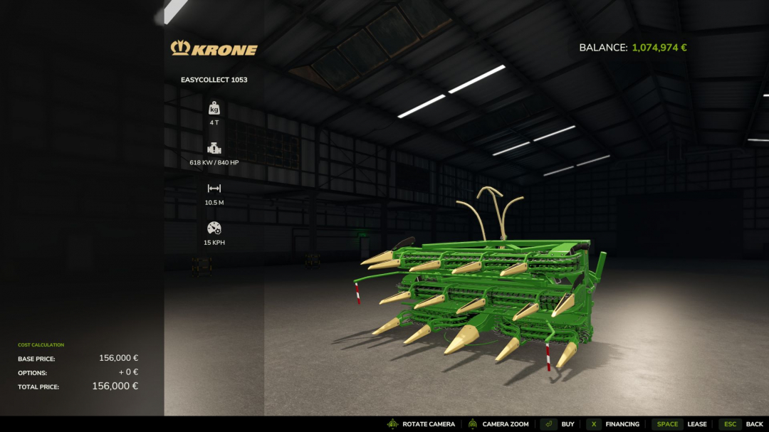 Krone EasyCollect 1053 V1.0