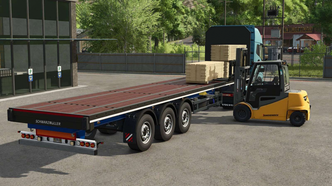 Schwarzmüller Flatbed Semi Trailer v1.0