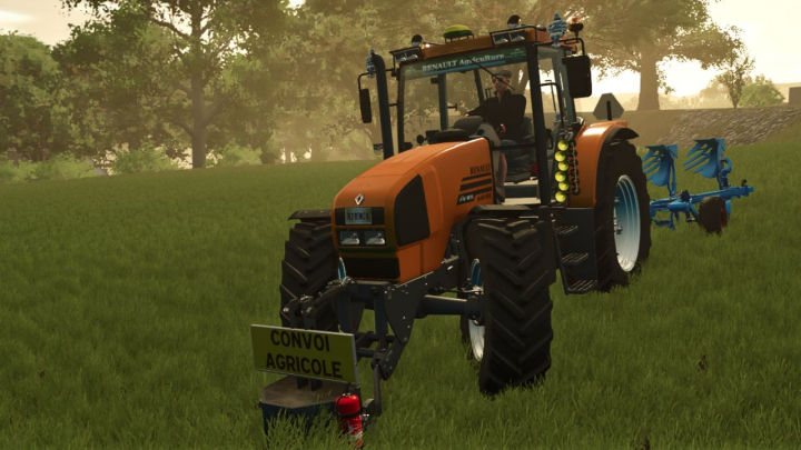 fs25-mods, Agricultural convoy sign Prefab V1.0