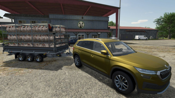fs25-mods,  Chicken Transport Trailer Pack V1.0.0.1