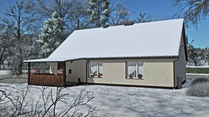 fs25-mods, House With A Porch V1.0