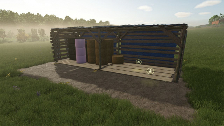 fs25-mods,  Small Rustic Bale Shed V1.0