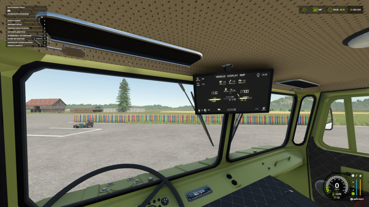 fs25-mods, Vehicle CockPit Info V1.0