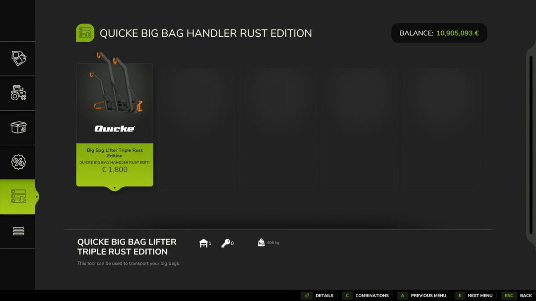 Quicke Lifter Triple Rust Edition V1.2