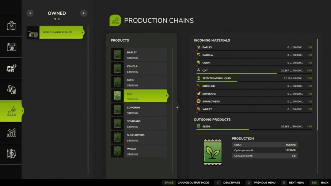 Seed Cleaner 1200-CP V1.0