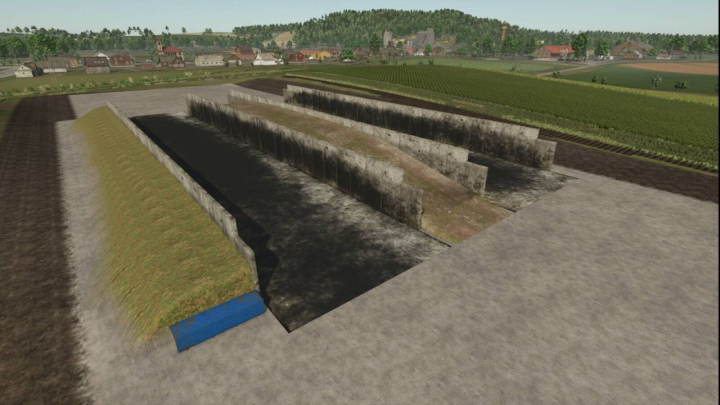 fs25-mods,  Bunker Silo Bale Storage V1.0