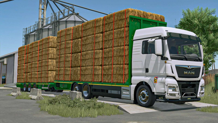 fs25-mods, MAN TGX 6×2 Straw Bale v1.0.0.1