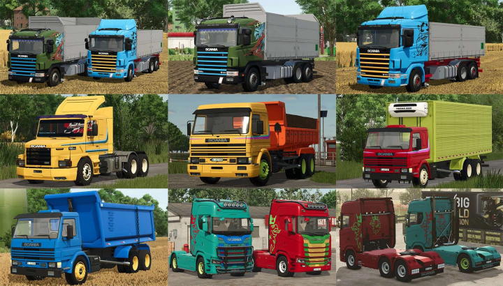 fs25-mods, Scania Trucks Pack v1.0