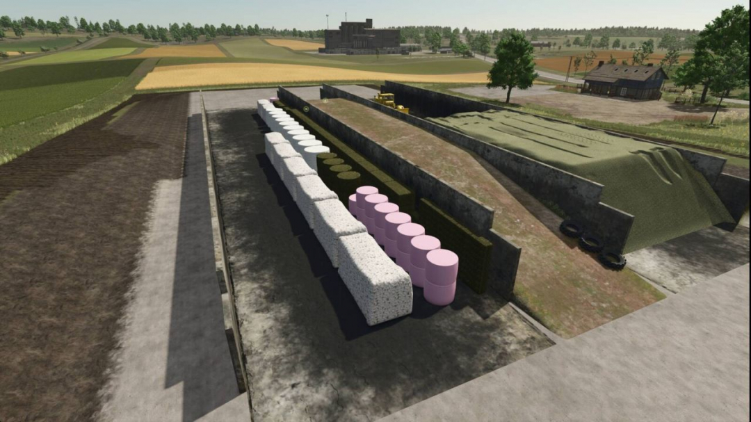 Bunker Silo Bale Storage V1.0