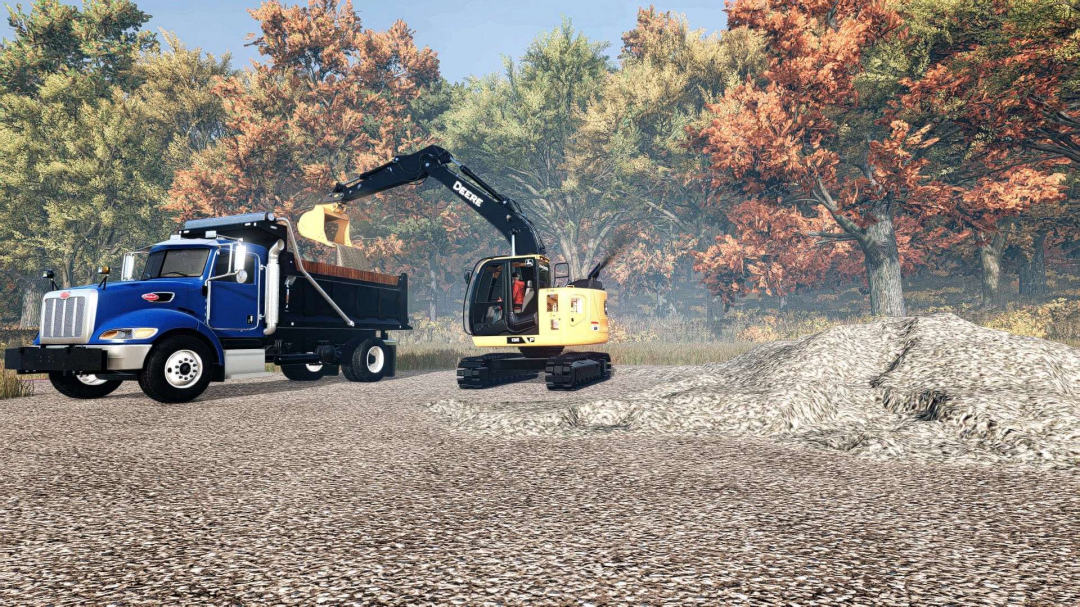HD Modding Peterbilt 340 Dump Truck v1.0