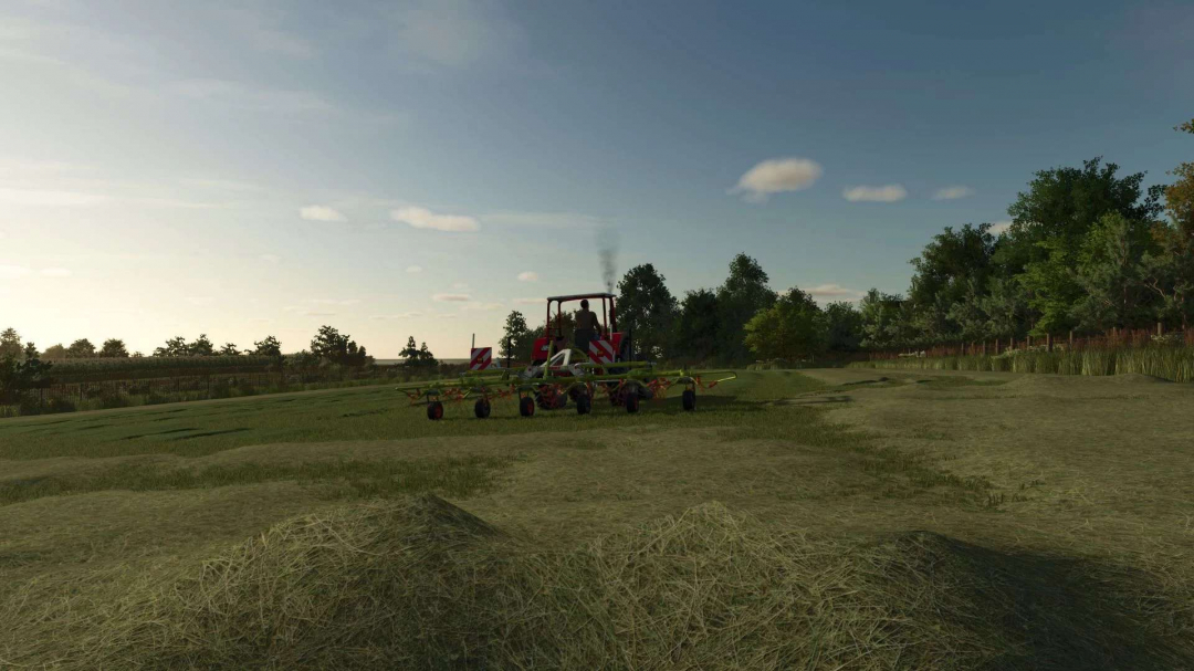 Hay and grass swath texture v1.0
