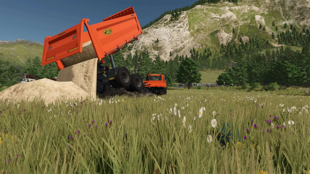 Meiller tandem tipper v1.0