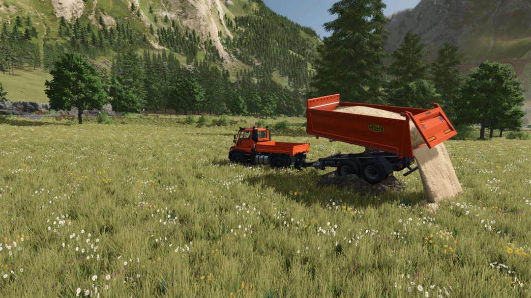 Meiller tandem tipper v1.0